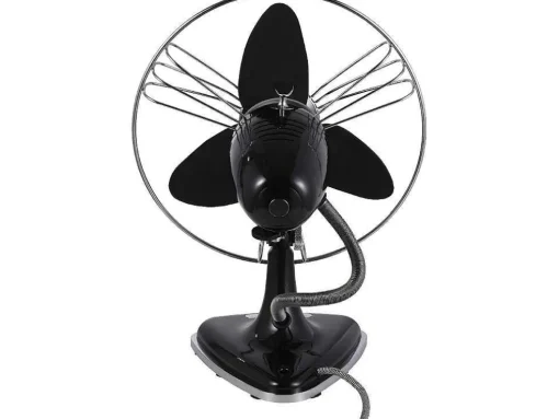 Aura Ventilator, Zwart, 32,6X41X25,3 Cm, Bimar