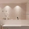 Badscherm Met Verchroomd Metalen Handdoekenrek In Industriele Stijl - 70 X 140 Cm - Tobin