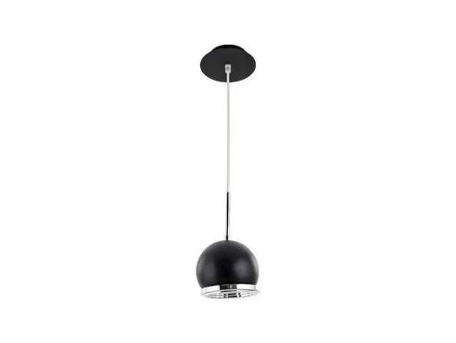 Ball Hanglamp, Zwart, 14X14X8,35 Cm, Epikasa