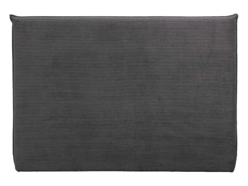 Bedhoofd 180 Cm - Ribfluweel - Antraciet Grijs - Ambrilia