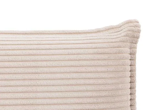 Bedhoofd 180 Cm - Ribfluweel - Beige - Ambrilia
