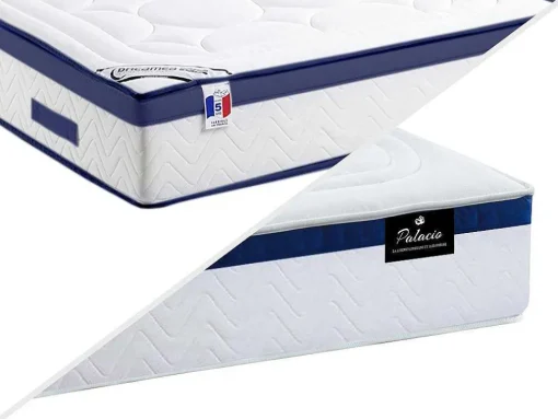 Bedset 160 X 200 Cm - Witte Bedbodem Met Opbergruimte + Matras Met Pocketveren - Marquis Van Dreamea Play