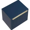 Blauw Gestreept Onderbouw Wastafelmeubel - 60 Cm - Josepha