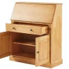 Bureaukast - Grenen En Mdf - Eikenkleur - Cleore