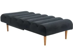 Chaise Longue/Bedbank Van Stof Cival - Antraciet