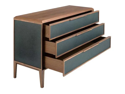 Commode Van Pvc Donkergroen En Walnoot 7150 Angel Cerda