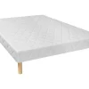 Decoratief Gewatteerde Bedbodem Met 14 Multiplex-Latten Panacea Van Dreamea - Wit - 120X190 Cm