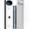 Deur Van Geglazuurd Staal En Inox H.207 X B.100 Cm Antraciet - Rechts Duwen - Trofa