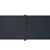 Draaipoort Van Aluminium Antraciet - L355 X 166 Cm - Nazario