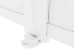 Draaipoort Van Aluminium B355 X H181 Cm Wit - Nazario