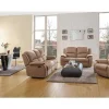 Driezits, Tweezits Relaxbank En Relaxfauteuil Van Microvezel Hernani - Grijs