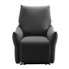 Elektrische Relaxfauteuil In Antraciete Stof Modoc