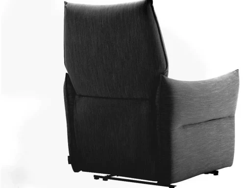 Elektrische Relaxfauteuil In Antraciete Stof Modoc