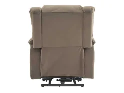 Elektrische Relaxfauteuil - Met Thermische Massagefunctie - Voorzien Van 2 Bekerhouders En Afstandsbediening - Taupe