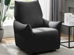 Elektrische Relaxfauteuil In Antraciete Stof Modoc