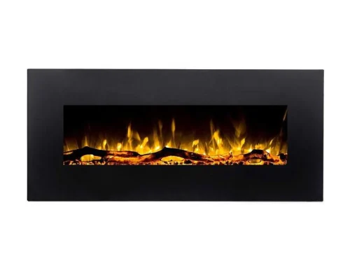 Elektrische Sfeerhaard Lalita - L110 X D14 X H49 Cm - Wit