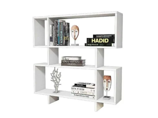 Fabiola Boekenkast, Wit, 100X22X111 Cm, Epikasa