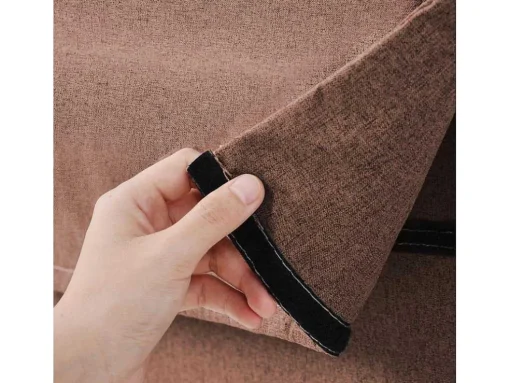 Fauteuil Met Kussen En Verstelbare Rugleuning - Om Te Bouwen Tot Fauteuil - Linnen Stof - Bruin