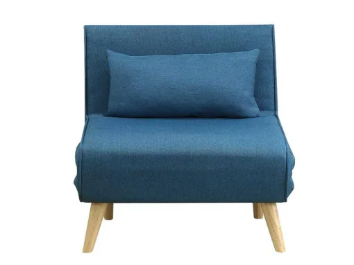Fauteuil Posio - Bedbank Van Stof - Blauw