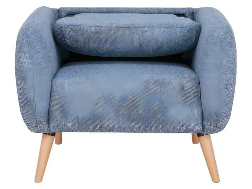 Fauteuil Van Stof Magelan - Lichtblauw