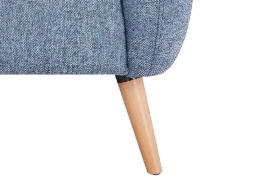 Fauteuil Van Stof Magelan - Lichtblauw