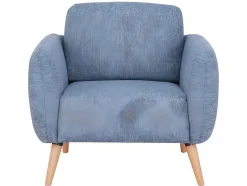 Fauteuil Van Stof Magelan - Lichtblauw