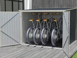 Fietsberging Van Antracietgrijs Gegalvaniseerd Staal 4M Voor 4 Fietsen - Niki