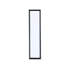 Glazen Binnenraam In Aluminium Met Poedercoating - 30 X 130 Cm - Zwart - Bayview