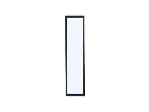 Glazen Binnenraam In Aluminium Met Poedercoating - 30 X 130 Cm - Zwart - Bayview