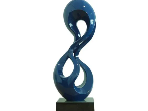 Groot Beeld Cecilia Van Nachtblauw - L25 X H79 Cm