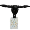 Groot Beeld Soledad Ii Van Hars - L.73 X H.57 Cm - Zwart