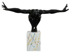 Groot Beeld Soledad Ii Van Hars - L.73 X H.57 Cm - Zwart