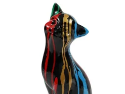 Groot Kattenstandbeeld Van Hars L24 X B13 X H53 Cm Meerdere Kleuren Miniria
