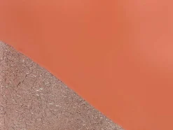 Grote Geemailleerde Metalen Vaas - D. 30 X H. 82 Cm - Terracotta En Koperblad - Perlin