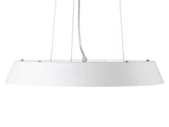 Hanglamp Met Ledverlichting Van Metaal En Aluminium - D45 Cm - Wit En Naturel - Derry