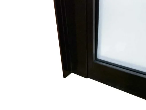 Hoekraam Werkplaats Van Gepoedercoat Aluminium - L180 X B60 X H130 Cm - Zwart - Bayview