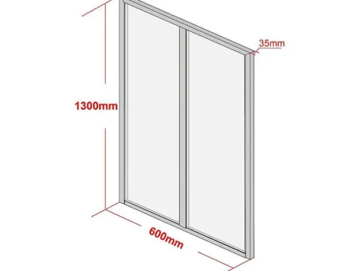 Hoekraam Werkplaats Van Gepoedercoat Aluminium - L180 X B60 X H130 Cm - Zwart - Bayview