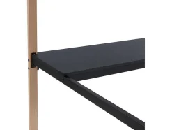 Hoogslaper Malicia - 90 X 190 Cm - Met Hoekbureau - Zwart En Eiken