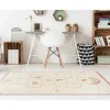 Kindertapijt Hinkelbaan Funny - Polypropyleen - 100 X 150 Cm - Beige En Roze