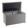 Kussenbox Van Polyrattan Mcw-D88 Iii, Basic Grijs, 51X100X50Cm 170L