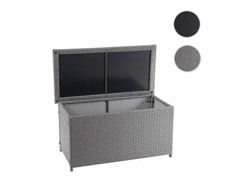 Kussenbox Van Polyrattan Mcw-D88 Iii, Basic Grijs, 51X100X50Cm 170L