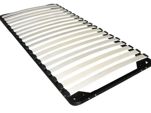 Lattenbodem - 90 X 190 Cm - 19 Latten - Zonder Poten - Zwart