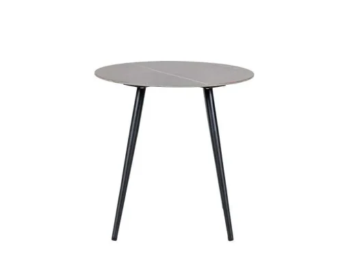 Lazio Bijzettafel O45Cm Grijs.