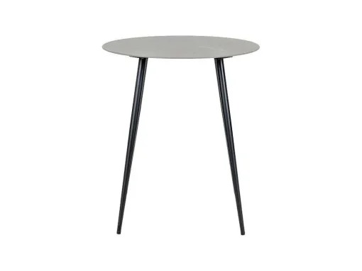 Lazio Cafe Tafel O60Cm Grijs.