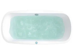 Massagebad Met Ledverlichting - Balneo Therapie Sirgao - 1 Persoon - 155L - 75X150Cm - Zwart