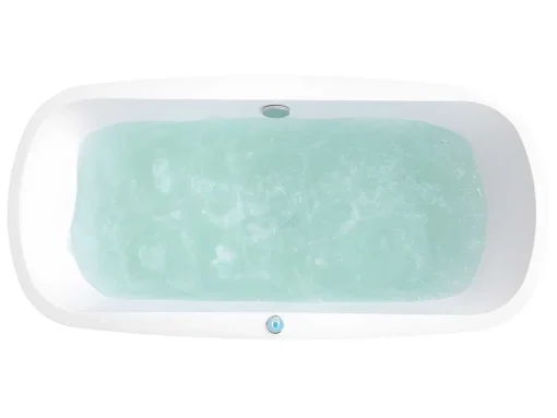 Massagebad Met Ledverlichting - Balneo Therapie Sirgao - 1 Persoon - 155L - 75X150Cm - Zwart