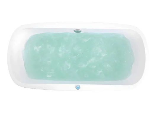 Massagebad Met Ledverlichting - Balneo Therapie Sirgao - 1 Persoon - 155L - 75X150Cm - Zwart