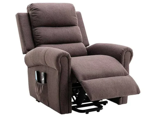Massagestoel Met Elektrische Sta-Op Functie - Bruin - Lovari