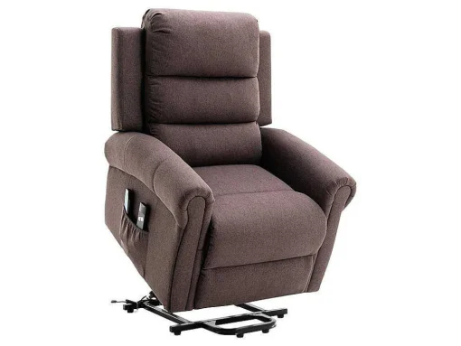 Massagestoel Met Elektrische Sta-Op Functie - Bruin - Lovari