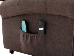 Massagestoel Met Elektrische Sta-Op Functie - Bruin - Lovari